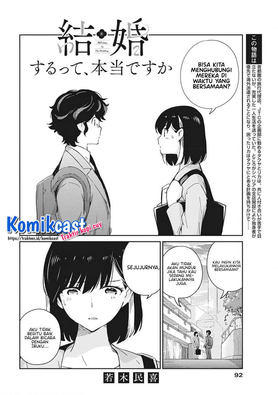 Kekkon Surutte, Hontou Desu ka? Chapter 54 Gambar 4